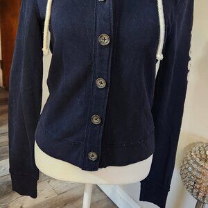 Hollister Button Down Hoodie - Size S